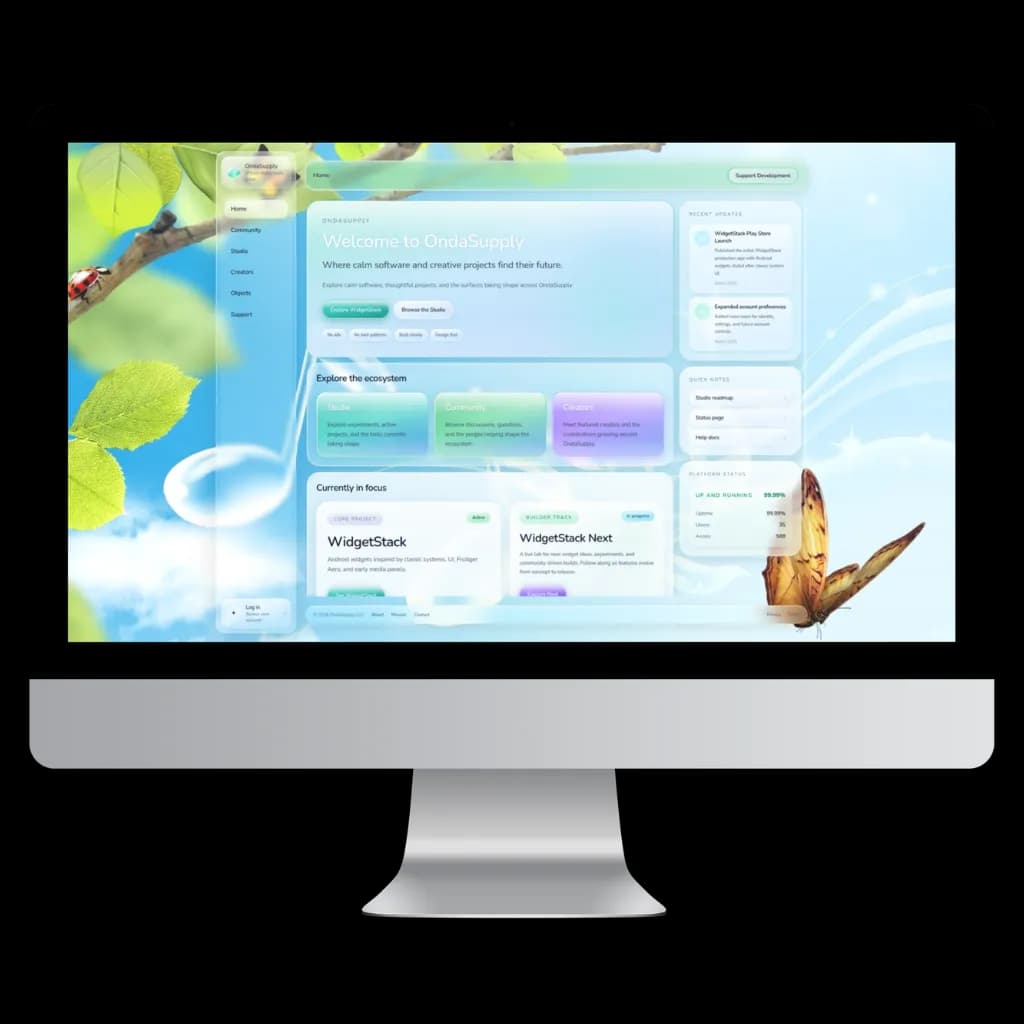 OndaSupply web application interface