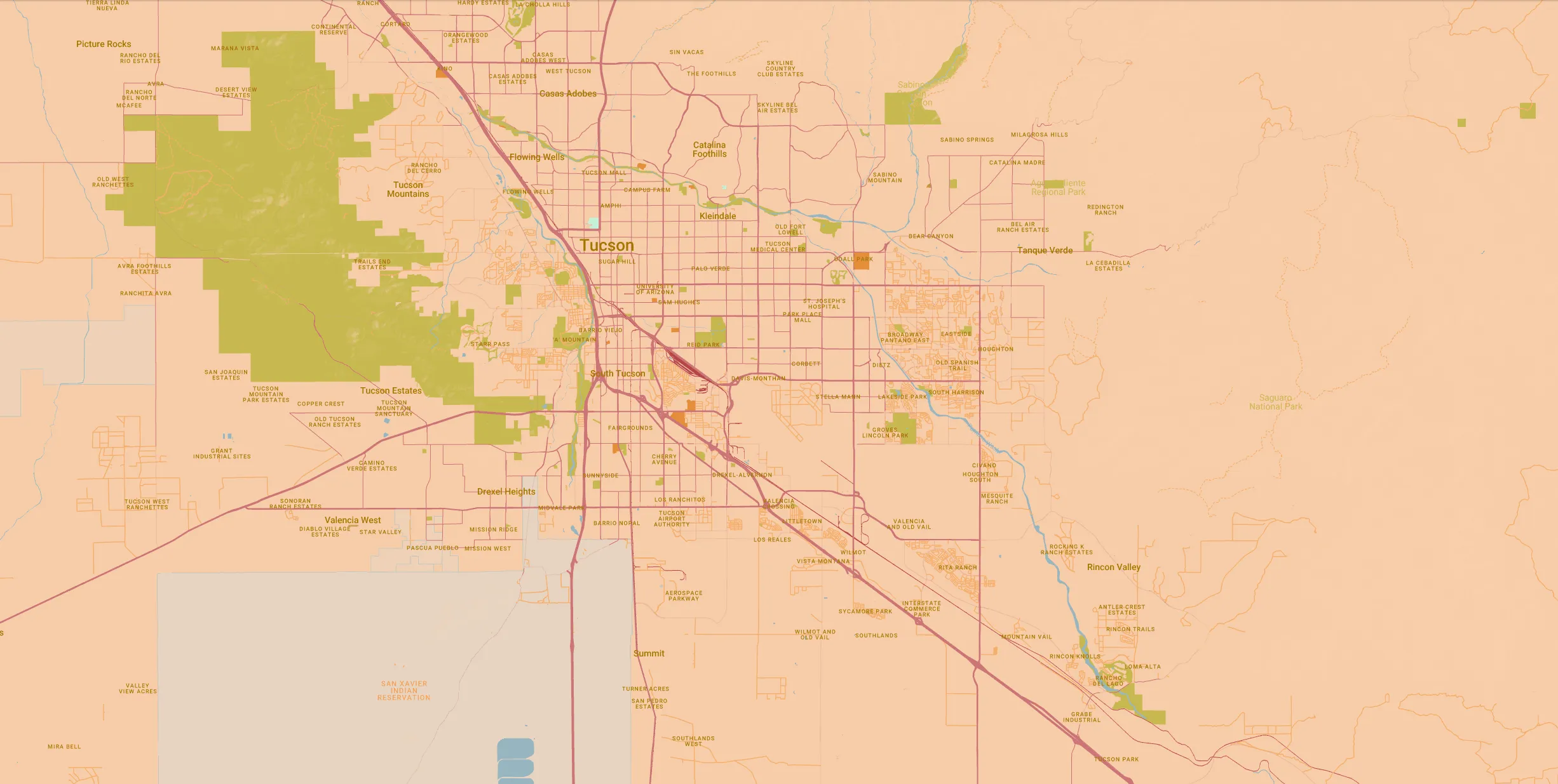 Tucson Map